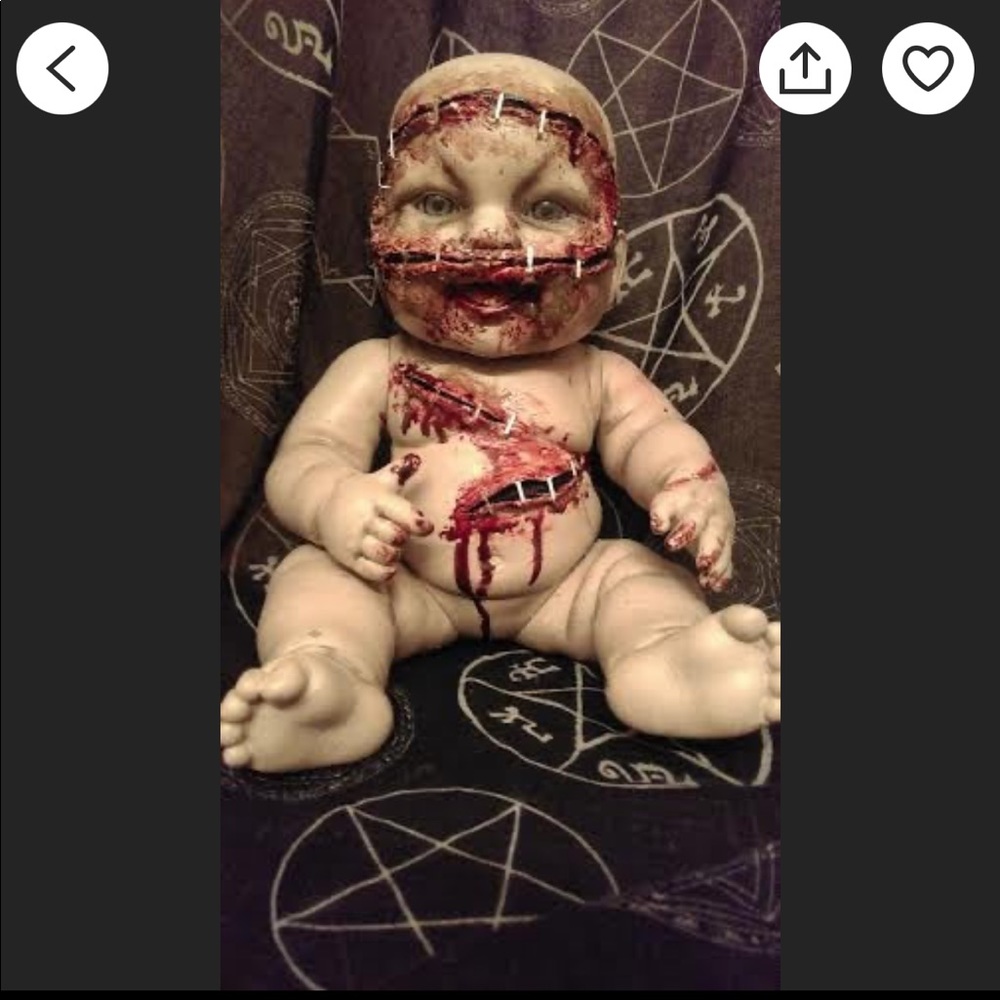 Poison Apples Butchered Baby Doll Horror Gore Halloween Psychological Thriller
